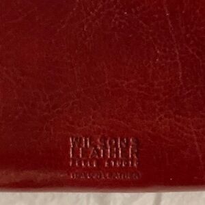 Wilsons Leather Red Wallet
